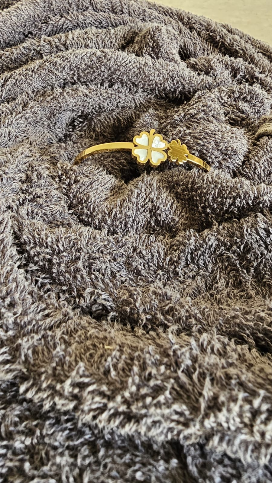 Anti-Tarnish Gold Plated Clover Bracelet