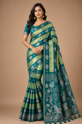 Kriti Soft Kanjivaram Silk Saree with Rich Zari Border & Tassels