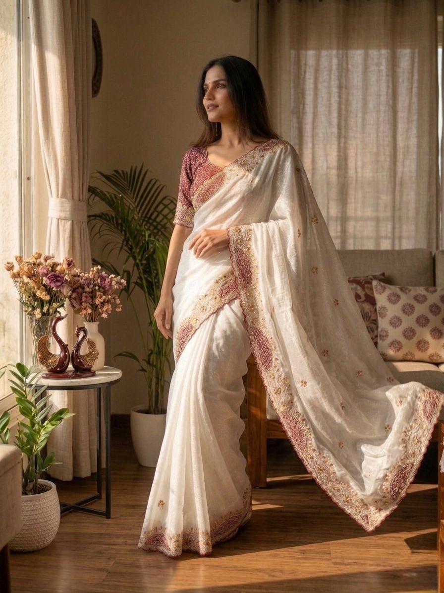 New Exclusive Sequin Saree
