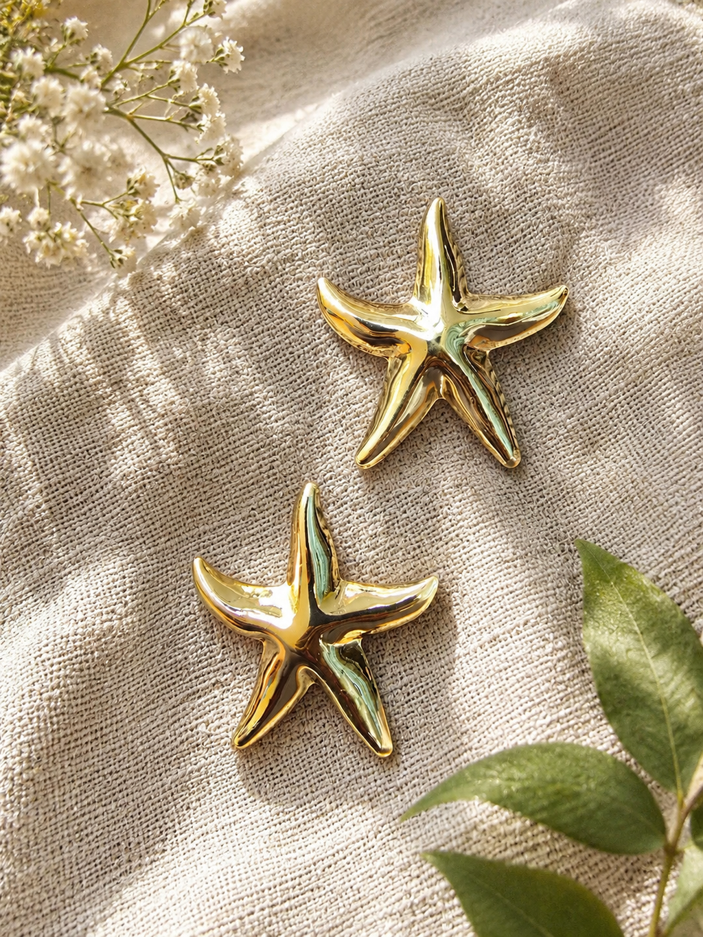 Anti-Tarnish Stylish Starfish Style Earring.