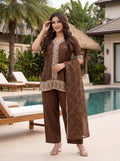 Women's Pure Vichitra Silk Kurta Set with Embroidered Dupatta | Festive Ethnic Wear